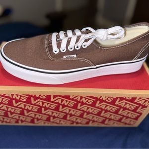 Vans in the color Rain Drum/True White in a size 7.5 men and 9.5 in women